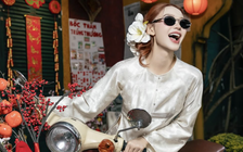 Diện đồ bà ba du xuân, giản dị tạo dấu ấn riêng