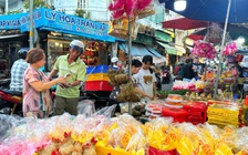 Khu chợ tết của người Hoa ở Chợ Lớn chỉ xuất hiện mỗi năm một lần