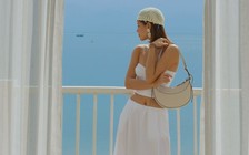 Nàng dạo xuân thêm xinh nhờ sức hút túi dáng bán nguyệt