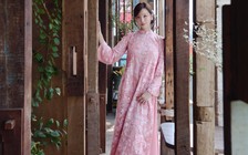 Áo dài hồng, sắc xuân ngọt ngào trong thời trang ngày tết
