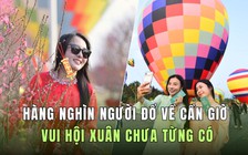 Hàng nghìn người đổ về Cần Giờ vui hội xuân chưa từng có