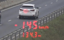 Phát hiện ô tô chạy đến 145 km/giờ trên cao tốc Vạn Ninh - Cam Lộ
