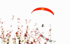 Sát tết, du khách vẫn đổ về Cần Giờ bay dù lượn, khinh khí cầu