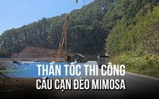 Cầu cạn đèo Mimosa thi công xuyên tết: Đạt 80% khối lượng, sẵn sàng thông xe kỹ thuật