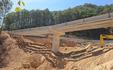 Cầu cạn đèo Mimosa ở cửa ngõ Đà Lạt thi công thần tốc sau sạt lở