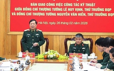 2 thượng tướng bàn giao công việc quan trọng trong quân đội
