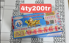 Mua 140 tờ xổ số miền Nam bất ngờ... trúng hết, một người lãnh 4,2 tỉ