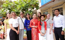 Học sinh Cần Thơ rộn ràng đón tết cổ truyền ngay tại sân trường