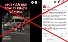 Công an Cần Thơ bác tin 'CSGT vượt đèn đỏ tông xe khách, 1 chiến sĩ tử vong'