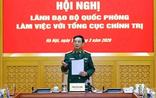 Đại tướng Phan Văn Giang làm việc với Tổng cục Chính trị về nhiệm vụ năm 2026