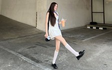 Giày loafer giúp nàng hoàn thiện bản phối nhẹ nhàng và thanh lịch