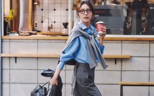 Quần tây xếp ly thanh lịch, thoải mái trở lại mạnh mẽ trên đường phố