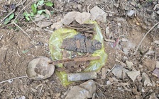 Quảng Trị: Phát hiện hài cốt liệt sĩ gần hang đá cùng nhiều di vật 