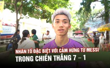 Thần tượng Messi, bộ đôi đặc biệt của đội bóng Thanh Hóa đưa đội nhà vào tứ kết sớm