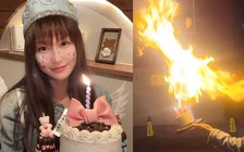 Đu trend 'bánh kem bốc lửa', nữ diễn viên Trung Quốc gặp tai nạn bỏng nghiêm trọng