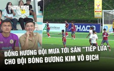 Đồng hương Thanh Hóa đội mưa tới sân ‘tiếp lửa’ cho đội đương kim vô địch