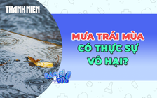 Mưa trái mùa có thực sự vô hại?
