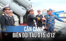 Biên đội Tàu 015, 012 tích cực chuẩn bị cho lễ khởi hành tuần tra liên hợp