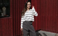 Họa tiết kẻ sọc ngang tạo điểm nhấn cuốn hút cho mọi bản phối