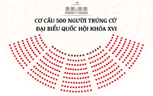 Cơ cấu, trình độ 500 người trúng cử đại biểu Quốc hội khóa XVI