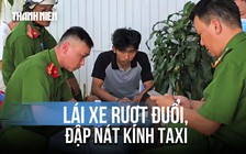 Clip thanh niên ép xe taxi giữa Quốc lộ 20, dùng gậy sắt đập vỡ kính