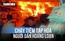 Cháy nhà bán đồ nhựa, cư dân hốt hoảng di dời tài sản