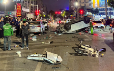 Tạm giữ hình sự tài xế xe Lexus gây tai nạn liên hoàn ở Hà Nội