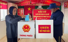 Bầu cử Quốc hội: Hoàn thành bầu cử sớm giữa biển khơi, cách đất liền 580 km