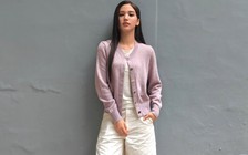 Bảng màu thời trang mùa xuân được làm dịu nhờ quần trắng tinh khôi