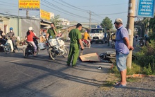 Xe đầu kéo gây tai nạn chết người trên quốc lộ 62 rồi bỏ chạy