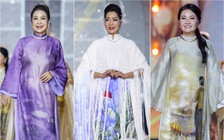 NSND Kim Xuân, NSND Trịnh Kim Chi trình diễn áo dài cùng các hoa hậu