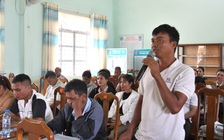 Ở nơi mà người dân mong những con đường kiên cố, tiếp cận khoa học kỹ thuật