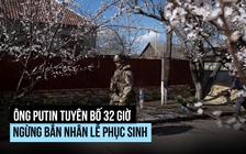 Ông Putin tuyên bố 32 giờ ngừng bắn nhân lễ Phục sinh