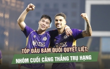 Vòng 19 V-League: Tốp đầu bám đuổi quyết liệt, nhóm cuối căng thẳng trụ hạng