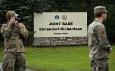 Chạm trán gấu nâu, hai binh sĩ Mỹ bị thương