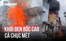 Cháy lớn tại khu dân cư Ba Toa Đà Lạt: Khói đen bao trùm, người dân hốt hoảng