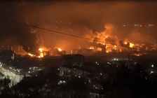 Cháy lớn, tràn dầu tại nhà máy lọc dầu Nga sau vụ tấn công của Ukraine