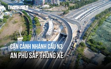 [FLYCAM] Cận cảnh nhánh cầu vượt N3 trước giờ thông xe: Diện mạo mới của nút giao cửa ngõ phía đông
