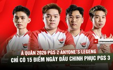 Đại diện Việt Nam Anyone's Legend hụt hơi ngày đầu chinh phục PGS 3
