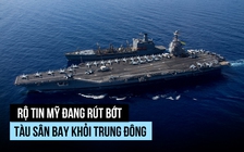 Mỹ rút bớt tàu sân bay khỏi Trung Đông?