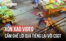 Xác minh vụ người đàn ông cầm ghế lời qua tiếng lại với CSGT ở TP.HCM