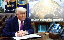 Vòm Vàng của ông Trump đội giá đến 1.200 tỉ USD
