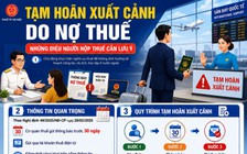 Các trường hợp bị tạm hoãn xuất cảnh do nợ thuế và cách tra cứu