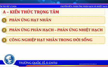 Bí quyết ôn thi tốt nghiệp THPT đạt điểm cao: Ứng dụng của vật lý hạt nhân