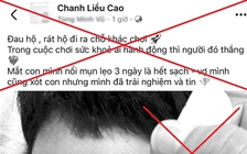 Đề xuất phạt đến 30 triệu đồng khi phát tán thông tin khám chữa bệnh sai lệch