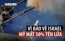 Mỹ hao hụt một nửa số tên lửa đánh chặn để bảo vệ Israel trước Iran