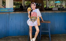 Khoe chân thon cùng mốt giấu quần năng động ngày hè
