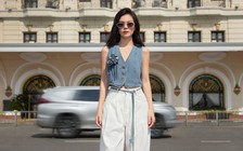 Lên đồ cùng áo gile denim tôn lên vẻ năng động