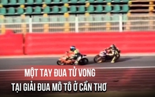Tay đua trẻ tử vong sau sự cố mất lái ở giải đua mô tô ở Cần Thơ