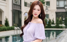 Váy trễ vai mềm mại, bí quyết tôn dáng cho bờ vai mảnh mai